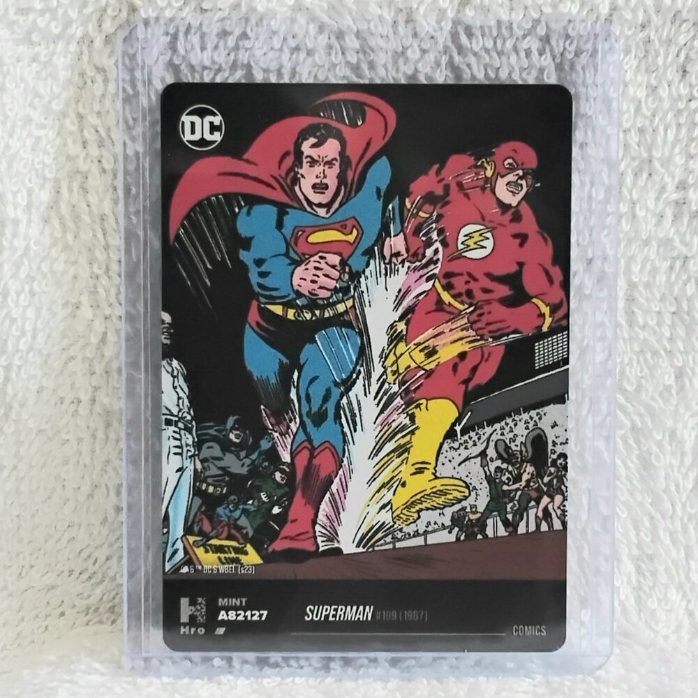 5/$20 Mint 2023 Hro Hybrid Superman & The Flash DC Card A82127!!